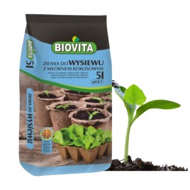 Ziemia do wysiewu z włóknem...