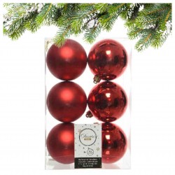 Bombki nietłukące czerwone...