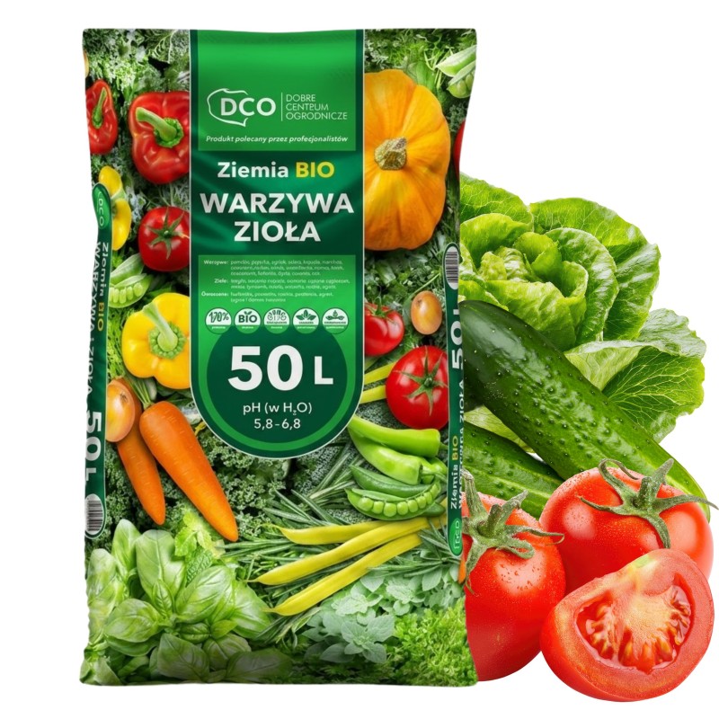 Ziemia BIO do warzyw 50L DCO