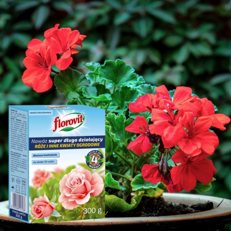Nawóz róże i inne kwiaty ogrodowe 300g Florovit