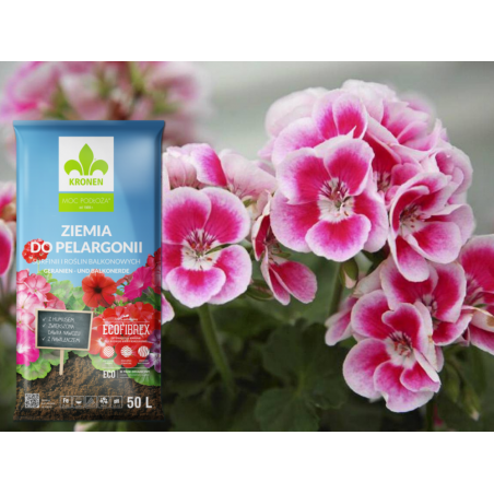 Ziemia do pelargonii 20L z nawilżaczem Kronen