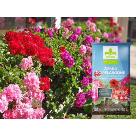 Ziemia do pelargonii 20L z nawilżaczem Kronen