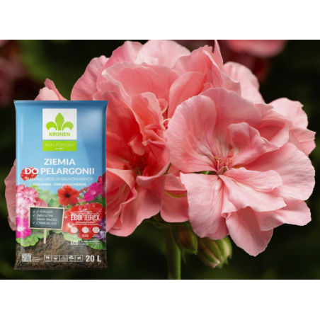 Ziemia do pelargonii 20L z nawilżaczem Kronen