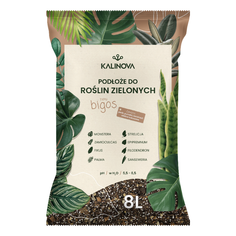 Ziemia typu bigos: podłoże do kwiatów Kalinova 8l