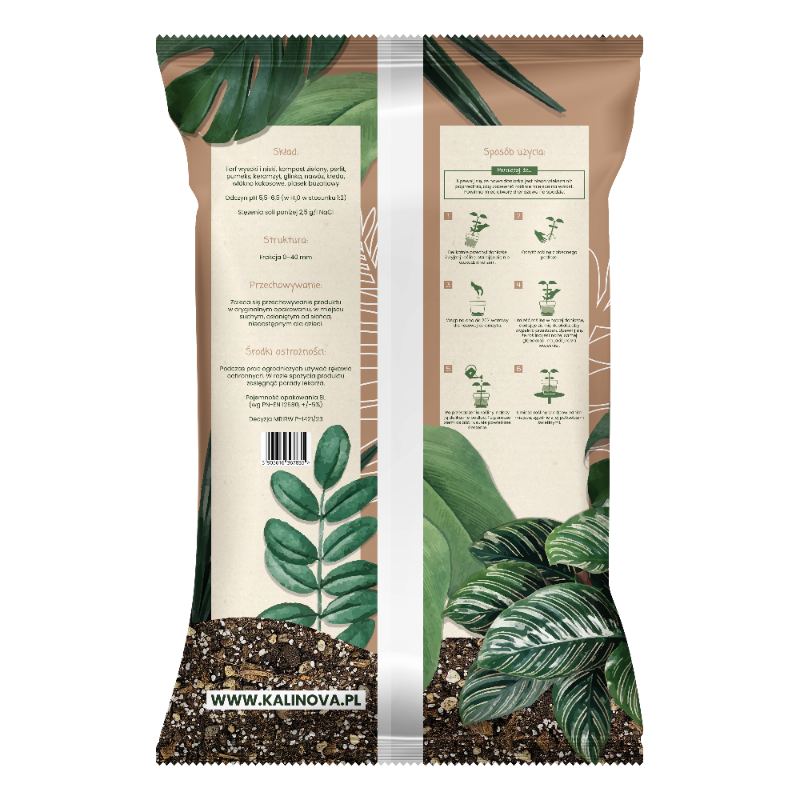 Ziemia typu bigos: podłoże do kwiatów Kalinova 8l