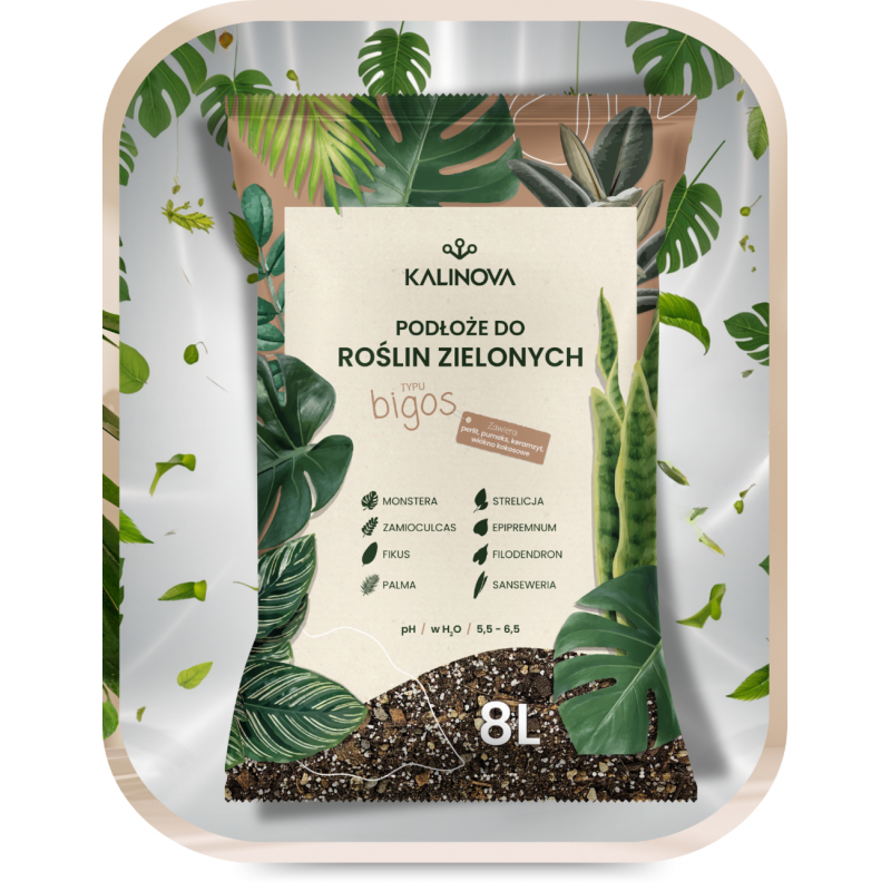 Ziemia typu bigos: podłoże do kwiatów Kalinova 8l