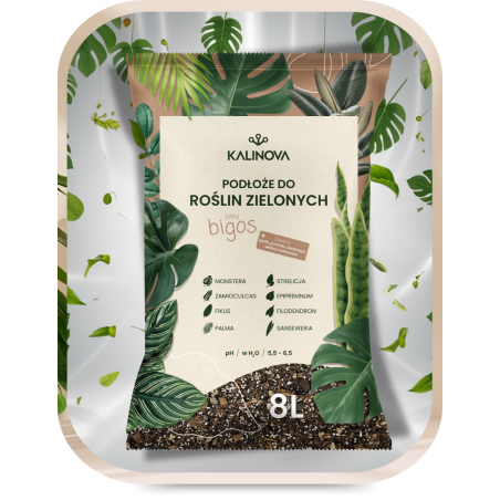 Ziemia typu bigos: podłoże do kwiatów Kalinova 8l