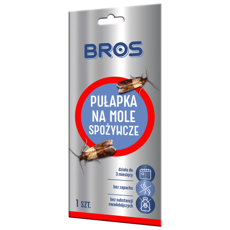 Lep na mole spożywcze pułapka feromonowa 1szt Bros