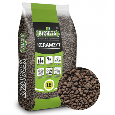 Keramzyt drobny 4-8mm 18l Biovita