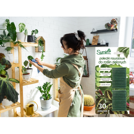 Pałeczki nawozowe do zielonych 30szt Sumin
