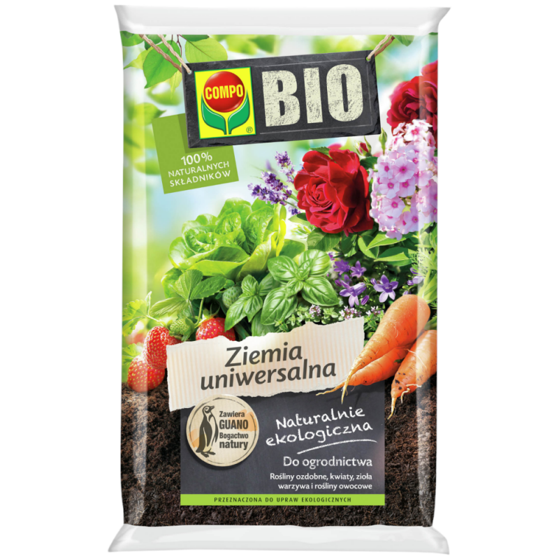 Podłoże ziemia uniwersalna 100% naturalna 5L COMPO BIO