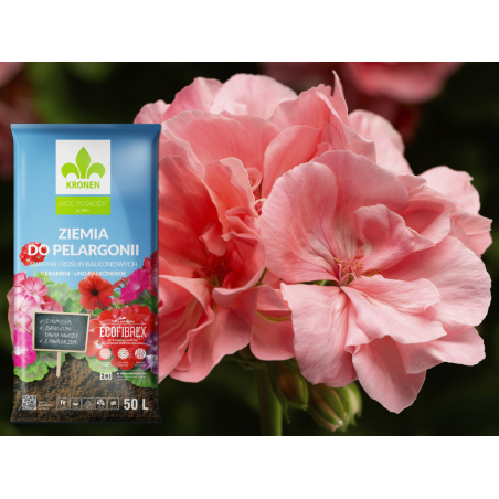 Ziemia do pelargonii z nawilżaczem 50L Kronen