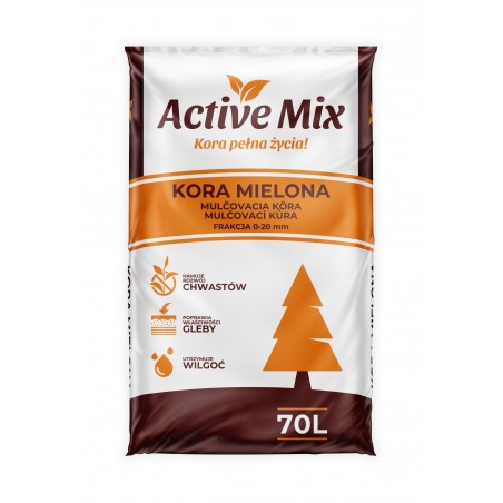 Kora sosnowa mielona Active Mix 0-20mm 70L KIK
