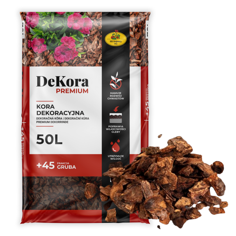 Kora sosnowa premium gruba premium 50L KIK