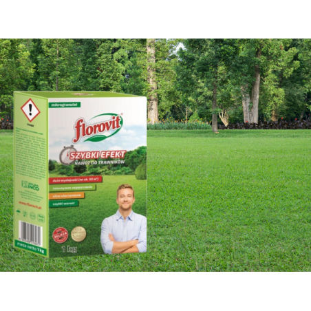 Nawóz do trawników szybki efekt 1kg Florovit