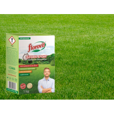 Nawóz do trawników szybki efekt 1kg Florovit