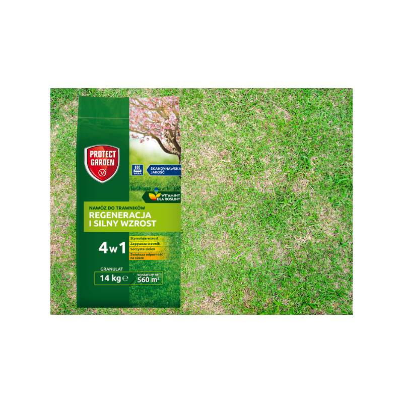 Nawóz do trawników Protect Garden 14kg SBM