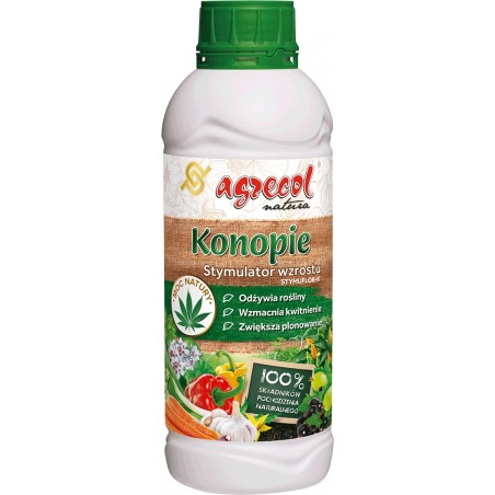 Nawóz konopie stymulator wzrostu roślin 1L Agrecol