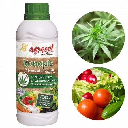 Nawóz konopie stymulator wzrostu roślin 1L Agrecol