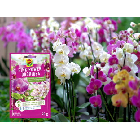 Nawóz do storczyków Pink Power granulki 20g Compo