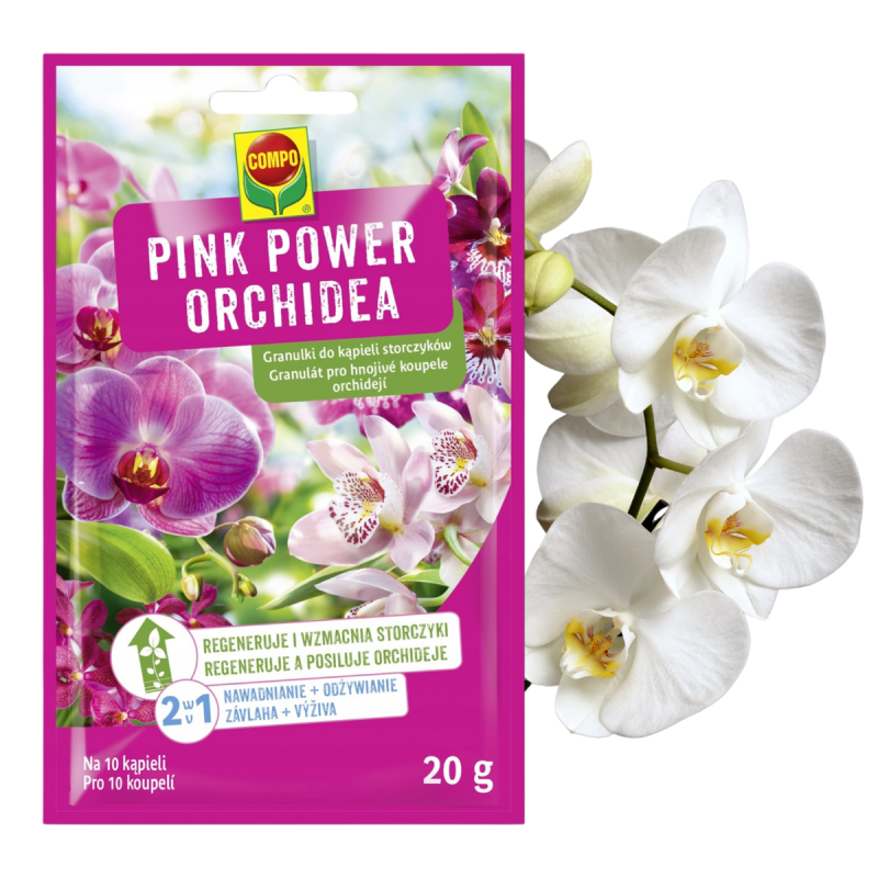 Nawóz do storczyków Pink Power granulki 20g Compo