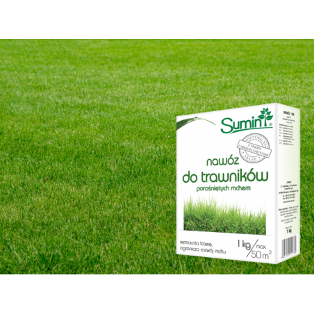 Nawóz do traw z mchem 1kg Sumin