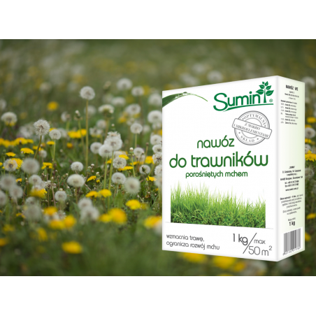 Nawóz do traw z mchem 1kg Sumin