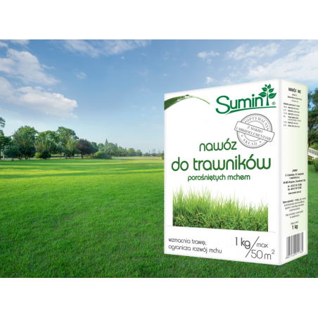 Nawóz do traw z mchem 1kg Sumin