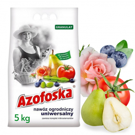 Nawóz azofoska granulat 5kg Florovit