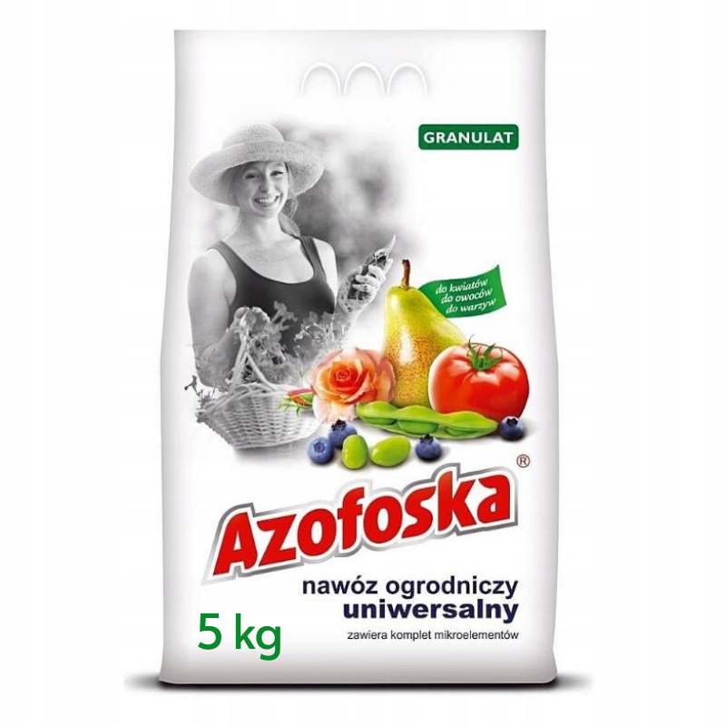 Nawóz azofoska granulat 5kg Florovit