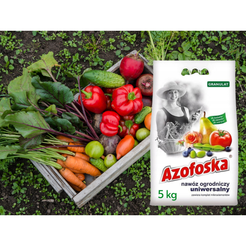 Nawóz azofoska granulat 5kg Florovit