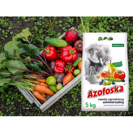 Nawóz azofoska granulat 5kg Florovit