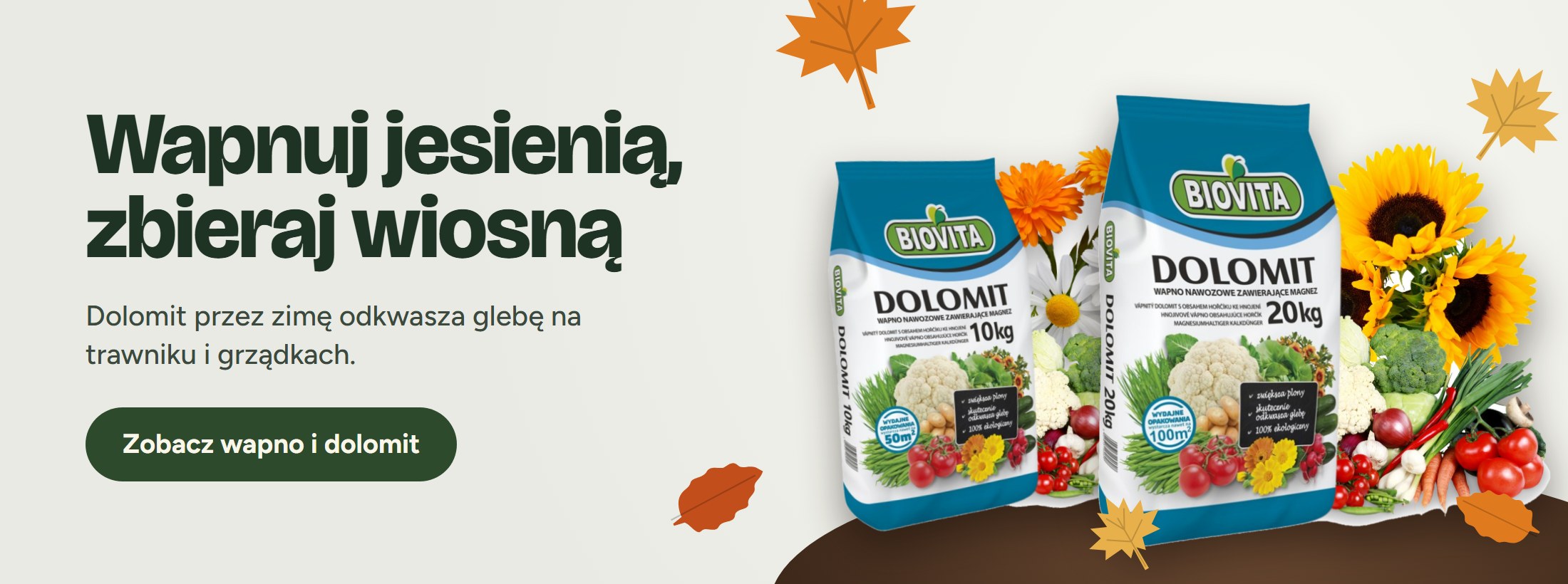 Wapno i dolomit – wapnuj jesienią